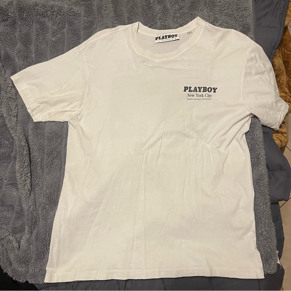 Playboy By PacSun White Mens Size Large L Worn